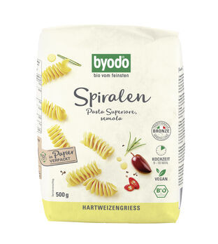 Byodo Spiralen, semola 500g MHD 01.02.2025