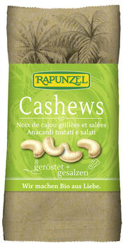 Rapunzel Cashewkerne geröstet & gesalzen 50g MHD 26.09.2024