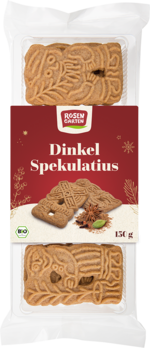 Rosengarten Dinkel-Spekulatius 150g/W MHD 27.05.2024