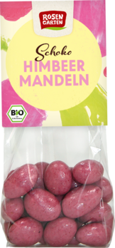 Rosengarten Schoko Himbeer-Mandeln 100g/S MHD 20.10.2024