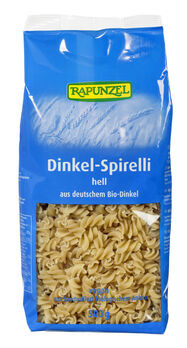 Rapunzel Dinkel-Spirelli hell aus Deutschland 500g MHD 04.10.2024