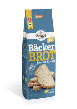 Bauckhof Bäcker Brot Saaten-Kruste demeter 450g MHD 01.09.2024