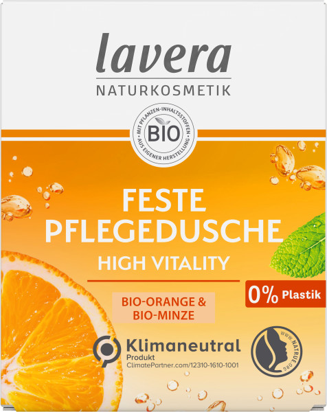 Lavera Feste Pflegedusche High Vitality 50g MHD 31.10.2024