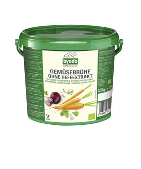 Byodo Hefefreie Gemüsebrühe vegan 3,5kg MHD 19.04.2025