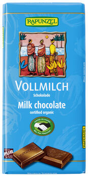 Rapunzel Vollmilch-Schokolade 100g MHD 25.08.2024