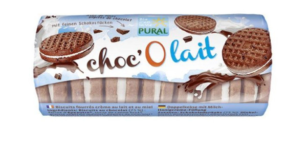 Pural Choc'O lait Dinkel-Schoko-Keks 85g MHD 08.02.2025