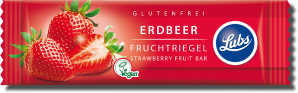 Lubs Premium Fruchtriegel Erdbeer 30g/A MHD 27.07.2024