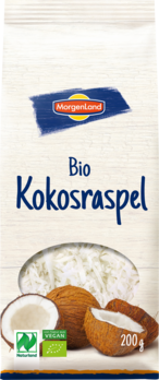 MorgenLand Kokosraspel 200g MHD 23.08.2024