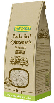 Rapunzel Parboiled Naturreis 500g MHD 21.01.2025