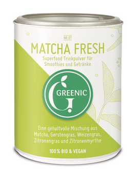 GREENIC Matcha Fresh Trinkpulver Mischung 80g/A MHD 30.09.2024