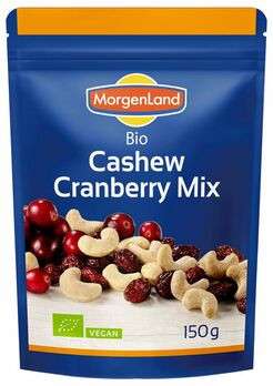 MorgenLand Cashew Cranberry Mix 150g MHD 27.05.2024