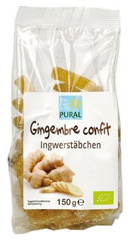 Pural Ingwerstäbchen 150g MHD 05.09.2024