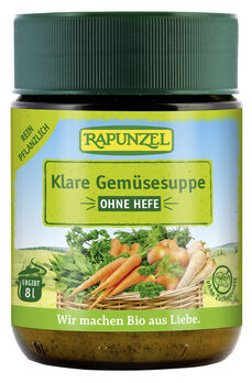 Rapunzel Klare Suppe ohne Hefe 160g MHD 11.09.2024