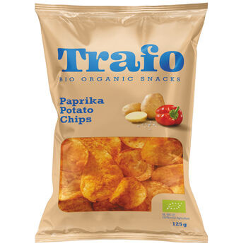 Trafo Kartoffelchips Paprika 125g MHD 26.09.2024