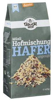 Bauckhof Hafermüzli Hofmischung demeter 425g MHD 06.02.2024