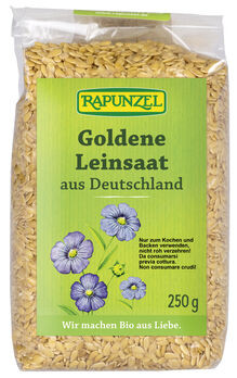 Rapunzel Leinsaat gold 250g MHD 03.11.2024