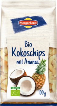 Morgenland Kokoschips Ananas 100g MHD 07.02.2025