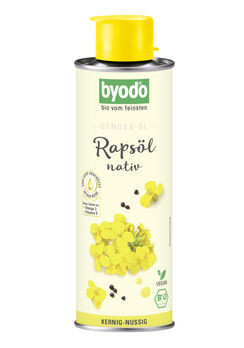 Byodo Rapsöl nativ, Dose 250ml MHD 28.08.2024