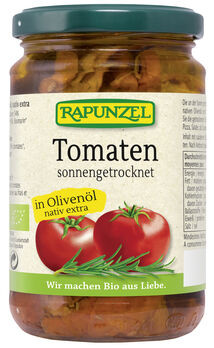 Rapunzel Getrocknete Tomaten in Olivenöl 275g (beschädigte Verpackung) MHD 11.06.2026