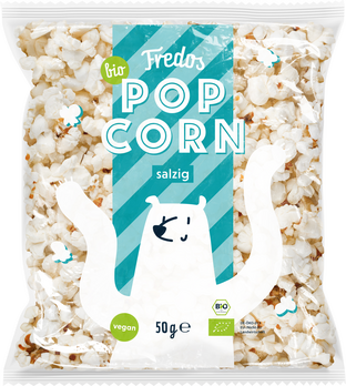 Fredos Popcorn, salzig 50g MHD 13.12.2024