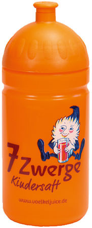 Voelkel 7 Zwerge ISYbe Trinkflasche 0,5 Liter (Ware aus Produktionsüberhang)