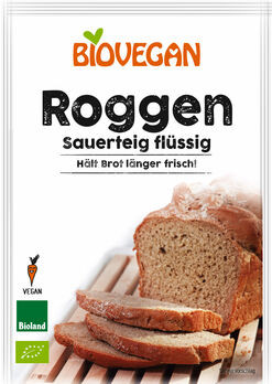 Biovegan Sauerteig flüssig Roggen 150g/nl MHD 31.10.2022