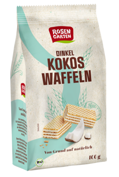 Rosengarten Dinkel-Kokos-Waffeln 100g/A MHD 30.01.2025