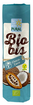 Pural Biobis Weizen Choco-Coco Doppelkeks mit Kokoscreme palmölfrei 300g MHD 28.06.2024