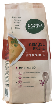 Naturata Gemüsebrühe mit Bio-Hefe, Nachfüllbeutel 500g MHD 30.05.2024